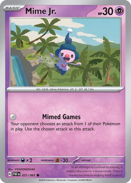 Mime Jr. - 031/091, SV: Paldean Fates 031/091