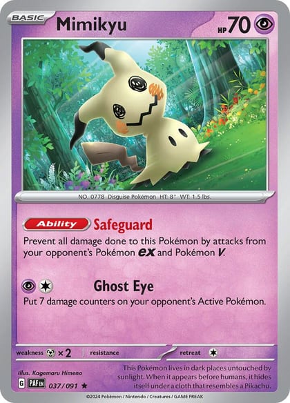 Mimikyu - 037/091, SV: Paldean Fates 037/091