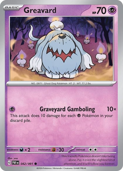 Greavard, SV: Paldean Fates 042/091