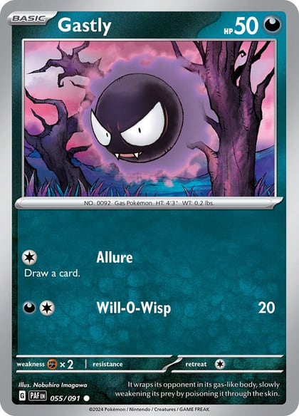 Gastly, SV: Paldean Fates 055/091