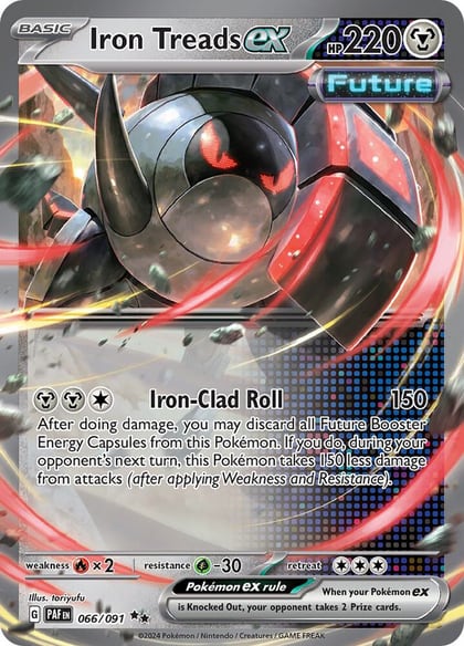 Iron Treads ex, SV: Paldean Fates 066/091