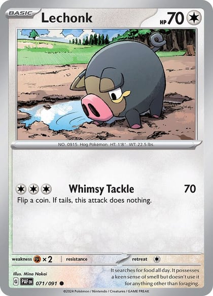 Lechonk - 071/091, SV: Paldean Fates 071/091