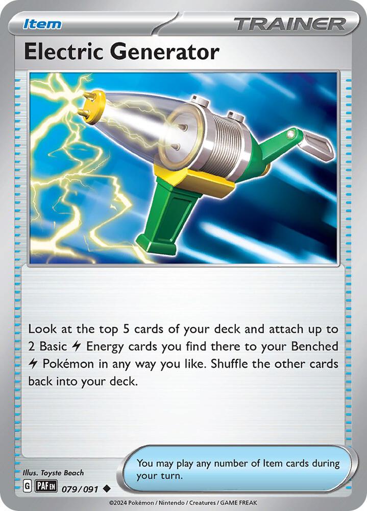 Electric Generator, SV: Paldean Fates 079/091