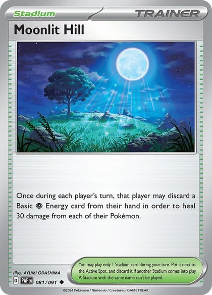 Moonlit Hill, SV: Paldean Fates 081/091