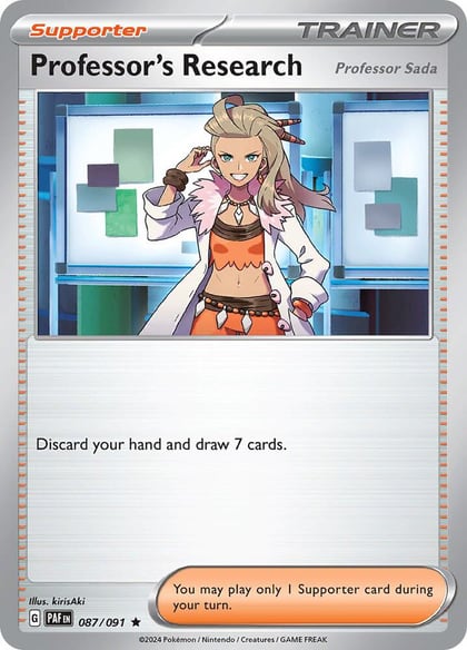 Professor's Research [Professor Sada] - 087/091, SV: Paldean Fates 087/091