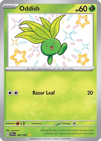 Oddish, SV: Paldean Fates 092/091