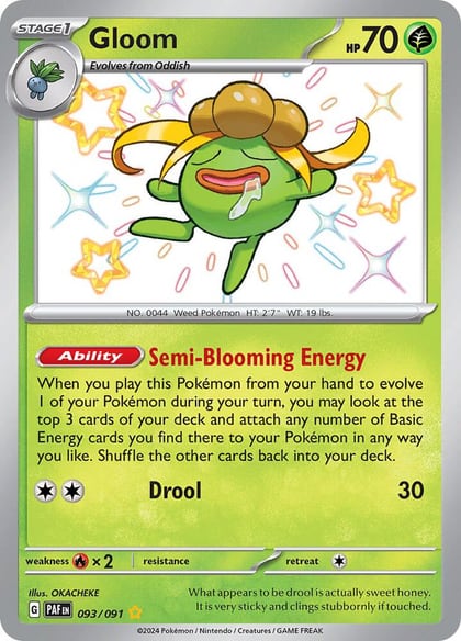 Gloom, SV: Paldean Fates 093/091