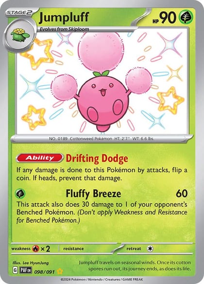 Jumpluff, SV: Paldean Fates 098/091