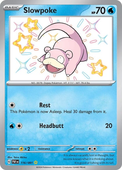 Slowpoke, SV: Paldean Fates 116/091
