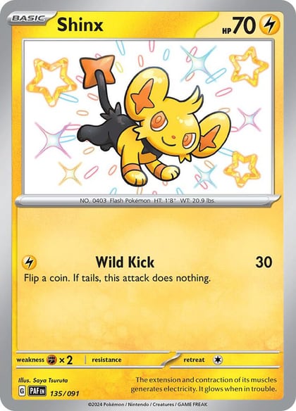 Shinx, SV: Paldean Fates 135/091