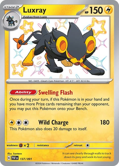 Luxray, SV: Paldean Fates 137/091