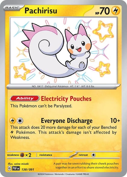 Pachirisu, SV: Paldean Fates 138/091