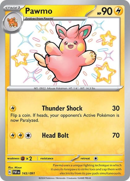 Pawmo, SV: Paldean Fates 143/091