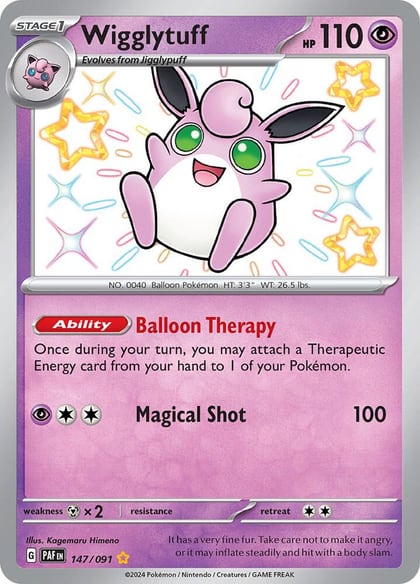 Wigglytuff, SV: Paldean Fates 147/091