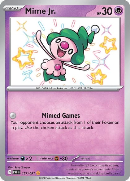 Mime Jr. - 157/091, SV: Paldean Fates 157/091