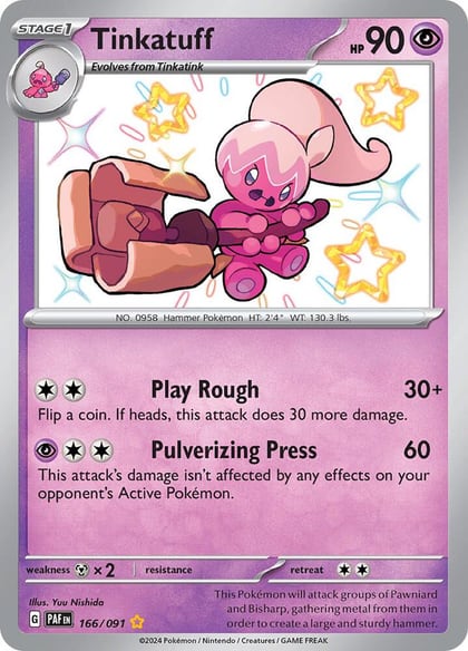 Tinkatuff, SV: Paldean Fates 166/091