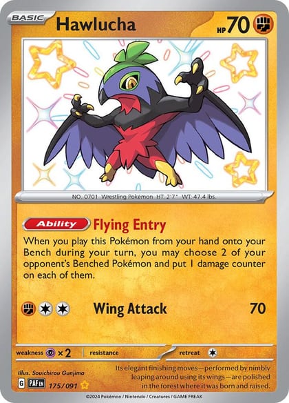 Hawlucha, SV: Paldean Fates 175/091