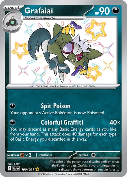 Grafaiai, SV: Paldean Fates 190/091