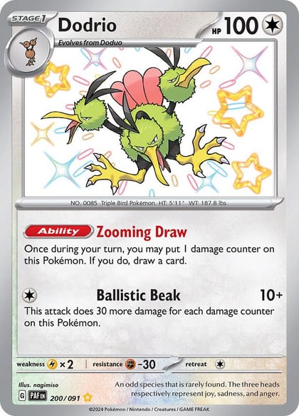 Dodrio, SV: Paldean Fates 200/091