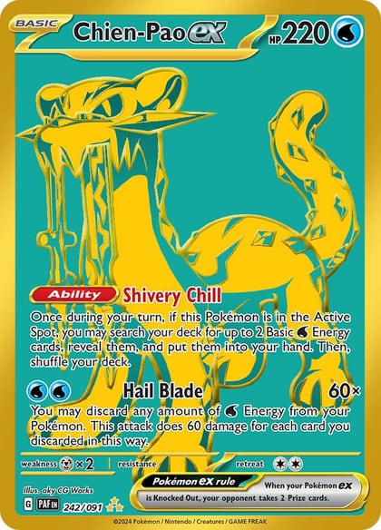 Chien-Pao ex, SV: Paldean Fates 242/091
