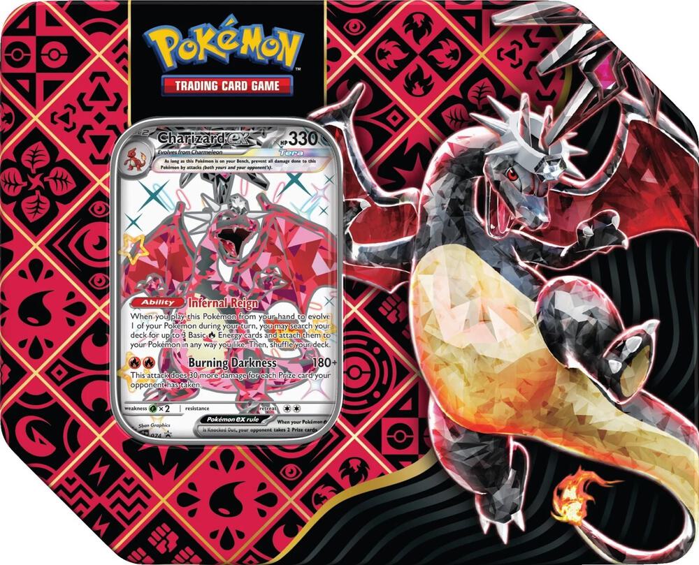 Paldean Fates Tin [Charizard ex], SV: Paldean Fates P528056