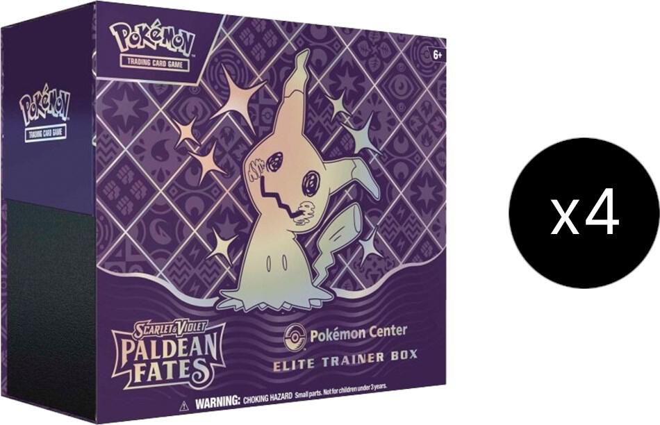 Paldean Fates Pokemon Center Elite Trainer Box (Exclusive) Case, SV: Paldean Fates P536266