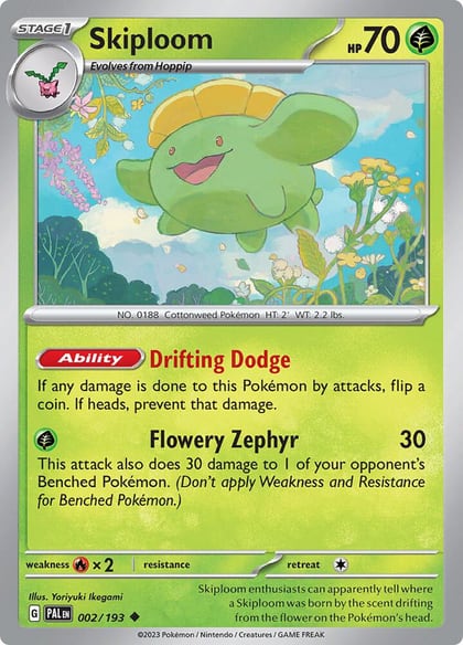 Skiploom, SV02: Paldea Evolved 002/193