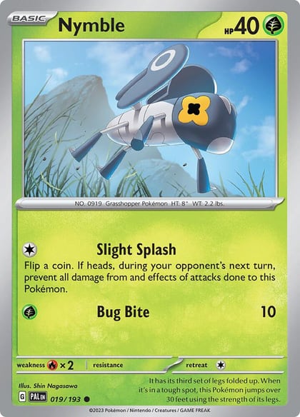 Nymble - 019/193, SV02: Paldea Evolved 019/193