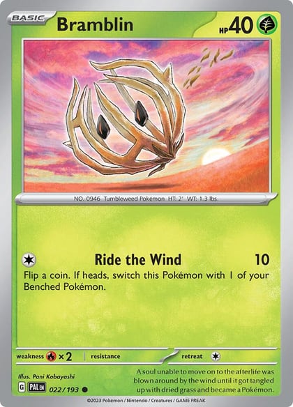 Bramblin - 022/193, SV02: Paldea Evolved 022/193