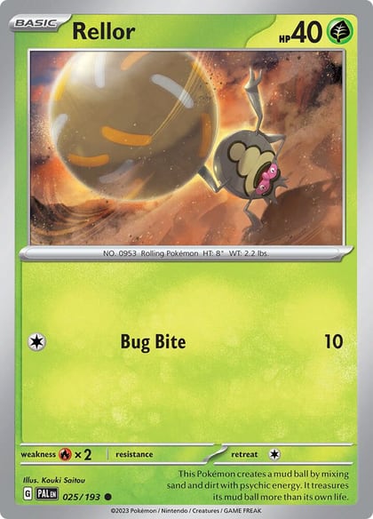 Rellor - 025/193, SV02: Paldea Evolved 025/193