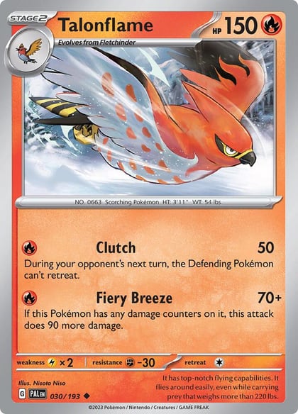 Talonflame, SV02: Paldea Evolved 030/193