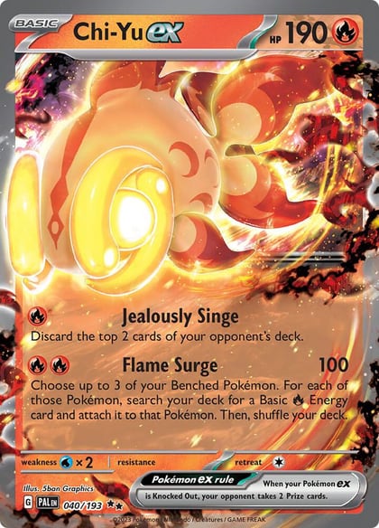 Chi-Yu ex - 040/193, SV02: Paldea Evolved 040/193