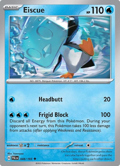 Eiscue - 048/193, SV02: Paldea Evolved 048/193