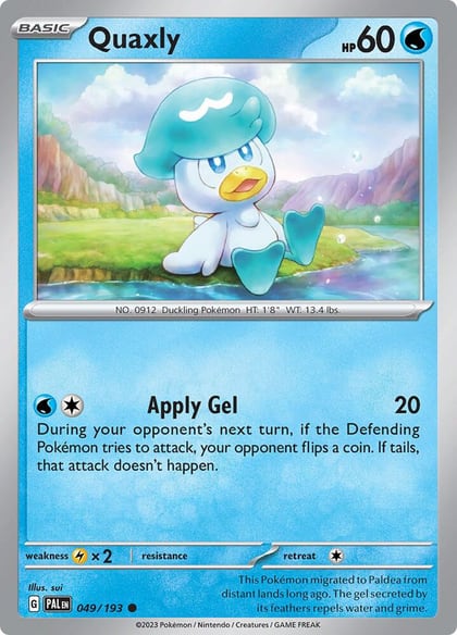 Quaxly - 049/193, SV02: Paldea Evolved 049/193