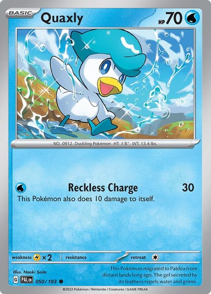 Quaxly - 050/193, SV02: Paldea Evolved 050/193