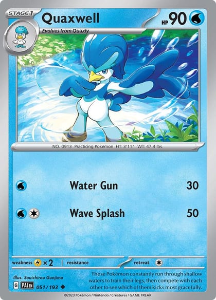 Quaxwell - 051/193, SV02: Paldea Evolved 051/193