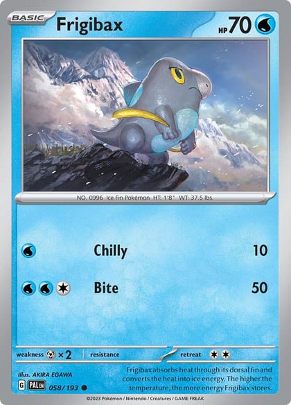 Frigibax - 058/193, SV02: Paldea Evolved 058/193