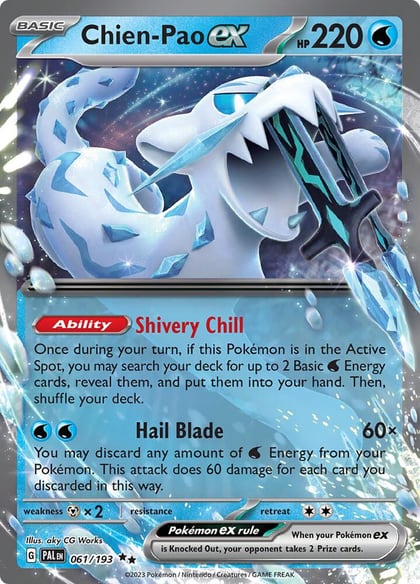 Chien-Pao ex - 061/193, SV02: Paldea Evolved 061/193