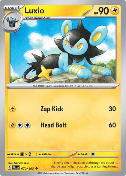 Luxio, SV02: Paldea Evolved 070/193