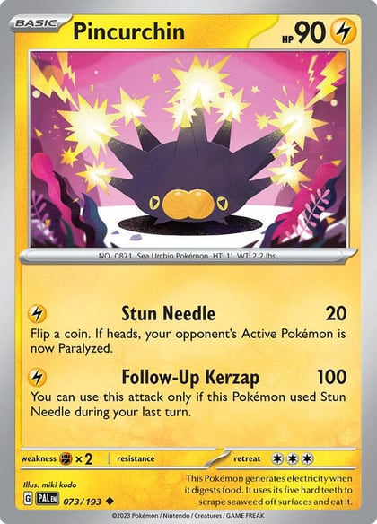 Pincurchin - 073/193, SV02: Paldea Evolved 073/193