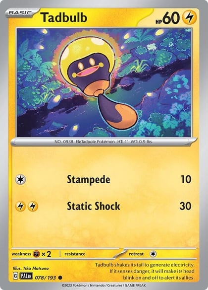 Tadbulb - 078/193, SV02: Paldea Evolved 078/193