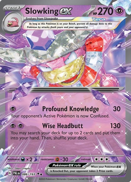 Slowking ex - 086/193, SV02: Paldea Evolved 086/193