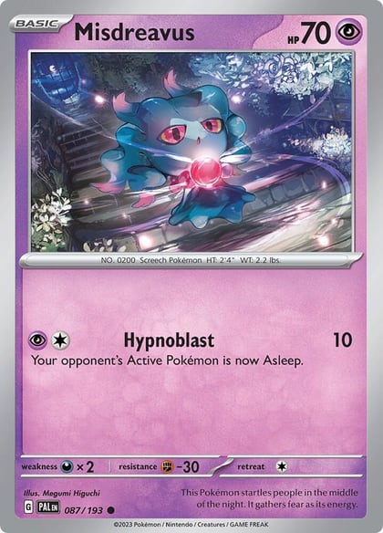 Misdreavus, SV02: Paldea Evolved 087/193