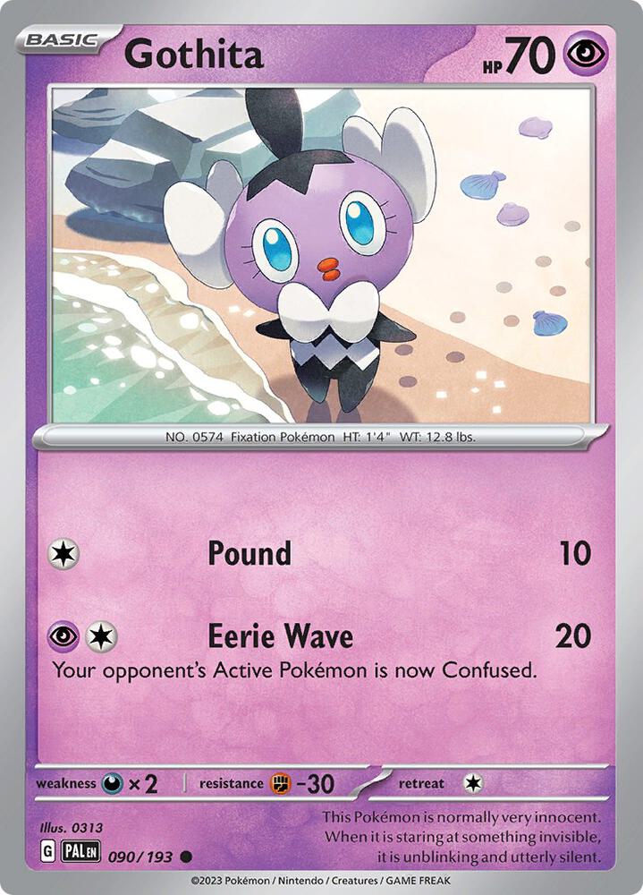 Gothita, SV02: Paldea Evolved 090/193