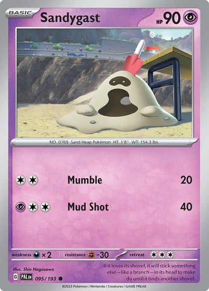 Sandygast - 095/193, SV02: Paldea Evolved 095/193