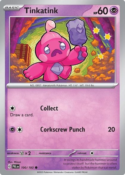 Tinkatink - 100/193, SV02: Paldea Evolved 100/193