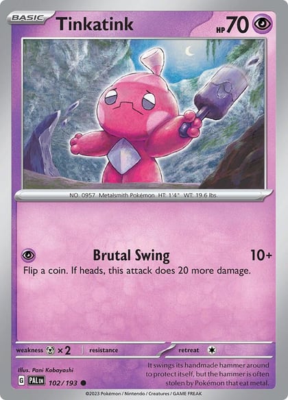 Tinkatink - 102/193, SV02: Paldea Evolved 102/193