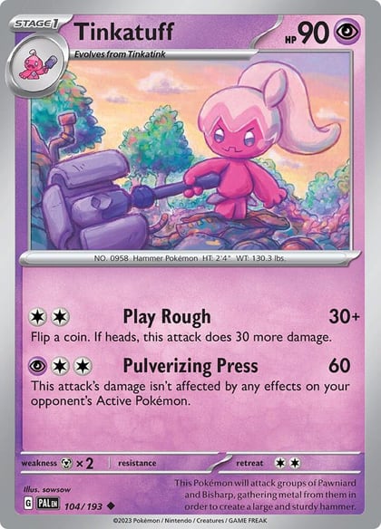Tinkatuff - 104/193, SV02: Paldea Evolved 104/193