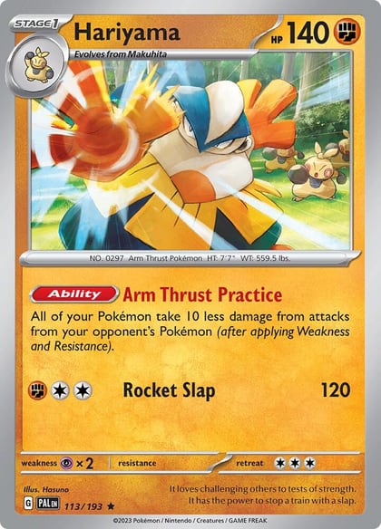 Hariyama, SV02: Paldea Evolved 113/193