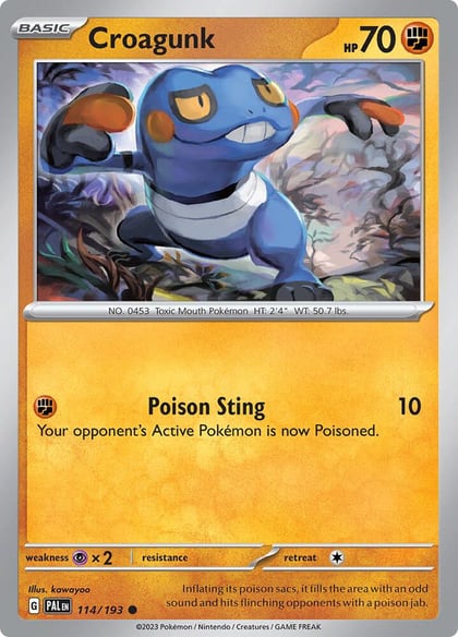 Croagunk, SV02: Paldea Evolved 114/193